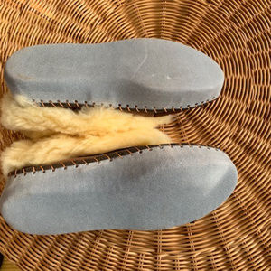 Sherling Slippers Size 10 -